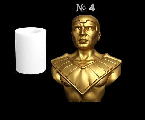 Силиконовый молд Бюст № 4