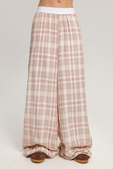 Брюки в клетку