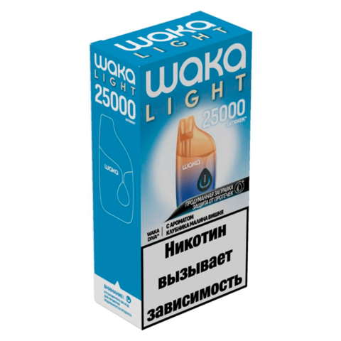 WAKA LIGHT DIVA 25000 - Клубника Малина Вишня