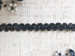 Тесьма текстиль, ш.1 см.