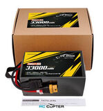 АКБ Gens Ace Tattu NMC 33000mAh 44.4V 10C 12S G-Tech Semi-solid state Lipo battery (полутвердотельная) 330Wh/kg