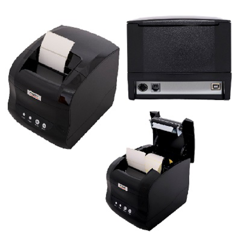 Принтер печати этикеток FORT FT-365B (термо, 203dpi, USB) черный