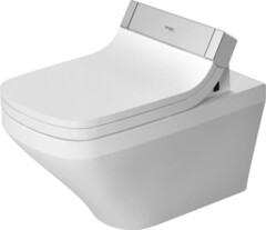 Duravit 2542590000+610200002000300 DuraStyle унитаз 370х620 мм, подвесной, без смывного края, с вертикальным смывом + сиденьн SensoWash, включая компоненты для SensoWash со скрытым подключением, вкл. крепление Durafix, цвет керамики белый фото