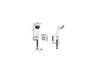Vitra A45697EXP *Nano душевой набор с ручным душем, 1 функция