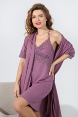 Халат Легенда-3 Виотекс ЛИЛОВЫЙ