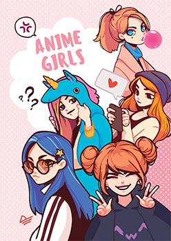 Блокнот Аниме-девочки блокнот аниме девочки 32 листа