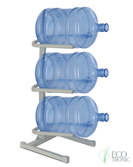 Подставка под 3 бутыли разборная (БЕЛАЯ). Россия