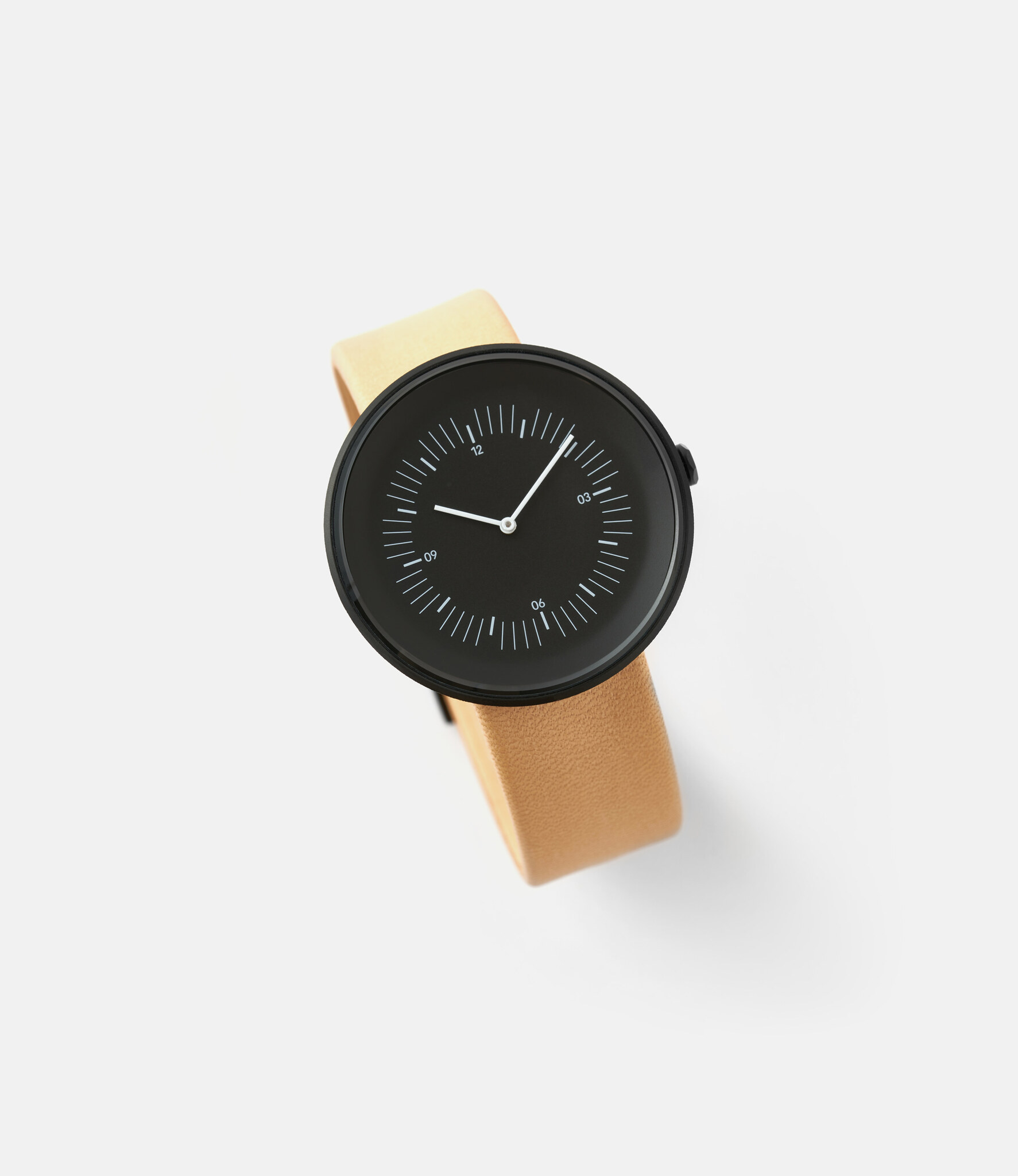 Nomad Inline Black & Natural — кварцевые часы (41 мм)