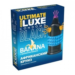 Презерватив LUXE BLACK ULTIMATE Африканский круиз (БАНАН) 1 шт.
