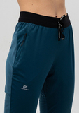 Женский Элитный лыжный костюм Nordski Race Dark Jeans Lime W