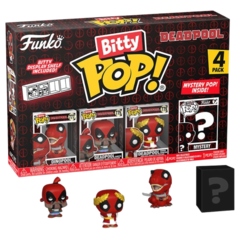 Фигурка Funko Bitty POP! Deadpool Dinopool+Barista+Roman Senator+Mystery
