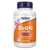 Коэнзим 100мг, CoQ10 100 мг, Now Foods, 90 мягких капсул 1