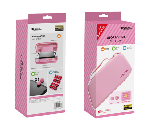 Чехол для Nintendo Switch розовый (OLED модель)