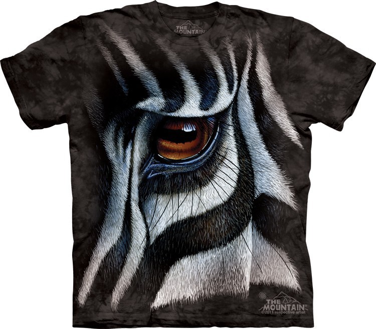 Футболка Mountain с изображением зебры - Zebra Eye