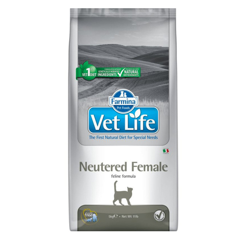 Сухой корм Farmina Vet Life Cat Neutered Female взрослых стерилизованных кошек,10 кг.