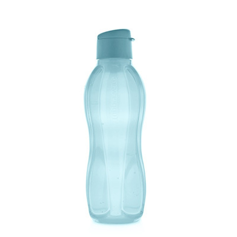 Бутылка Эко (750 мл) в голубом цвете с клапаном