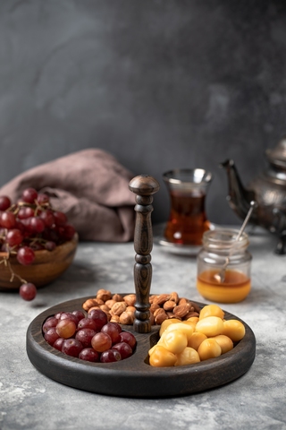 Oak Dip Board for nuts and dried fruit