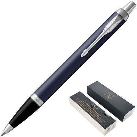 Ручка шариковая Parker IM цвет чернил синий цвет корпуса темно-синий (артикул производителя 1931668)