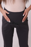Спортивные брюки для беременных 15845 темно-серый