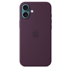 Силиконовый чехол для iPhone 16 Plus Бордовый