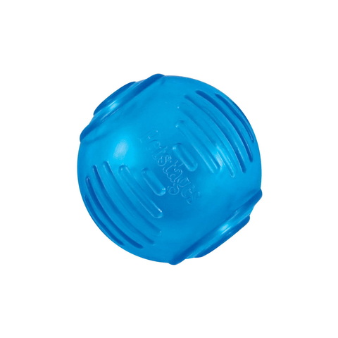 Игрушка для собак мини пород и средних пород "Мячик", голубой, 6 см