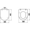 Сиденье для унитаза с микролифтом Creavit Duck KC0903.01.0600E