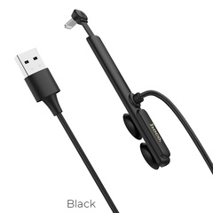 USB U51 Lightning Fun tour charging cable – black