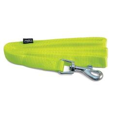 Triol мягкая шлейка-жилетка и поводок нейлоновый неоново-желтый M, обхват груди 400мм,поводок 15