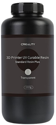 Фотополимер Creality Standard Rigid LCD UV Resin, Прозрачный, 1 л.