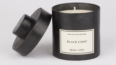Свеча ароматическая Black Uddu MAD et LEN воск/white 300g