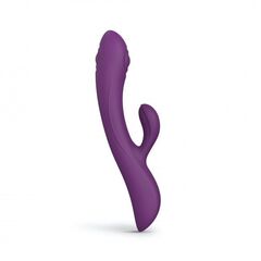 Фиолетовый вибратор-кролик Bunny & Clyde - 22,5 см. - 