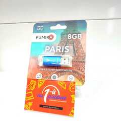 Флешка FUMIKO PARIS 8GB синяя USB 2.0