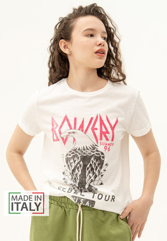 Футболка Bowery NYC "Rebel Tour" Optic White