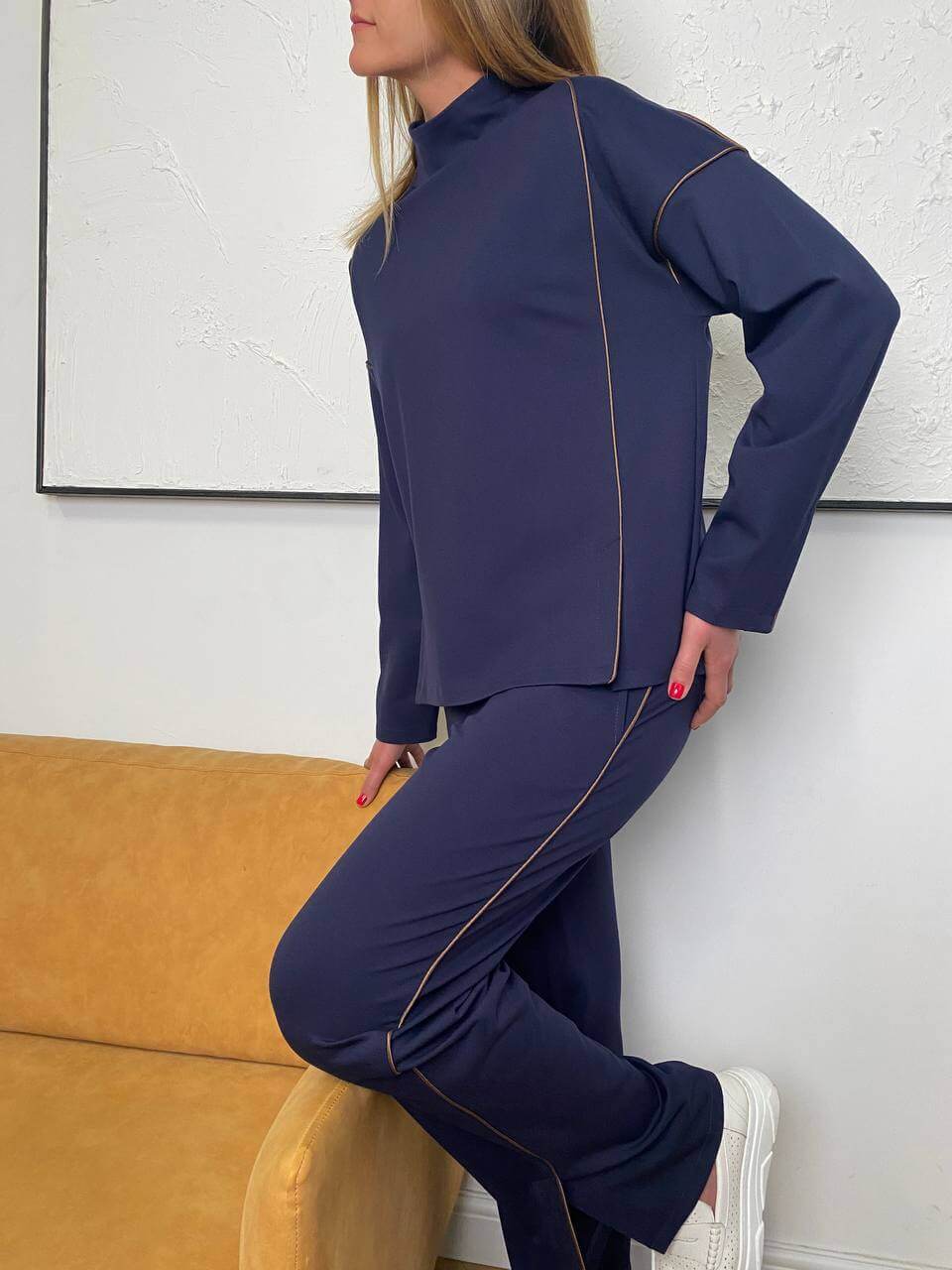 Брюки спортивные синие – купить за 7 500 ₽ | CLASSY brand