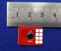 Чип для тонер-картриджа OKI C823. Цвет пурпурный. Ресурс 7K