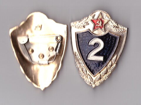 Знак Солдатская классность 2 класс