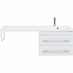 Aquanet 240161 Тумба с раковиной Aquanet Нота 120 R белый (240161) фото