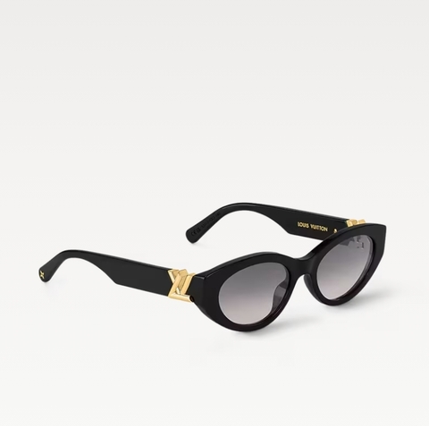 Солнцезащитные очки Louis Vuitton Twist Cat Eye, чёрный