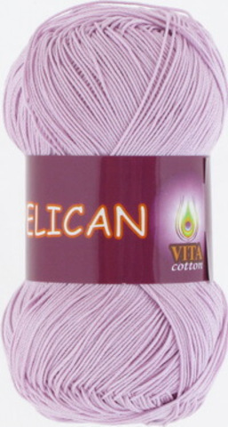 Пряжа Pelican (Vita cotton) 3968 Светло-сиреневый
