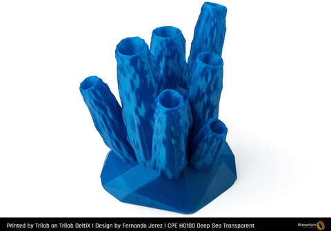 Пластик для 3D-принтера Fillamentum CPE HG100 Deep Sea Transparent