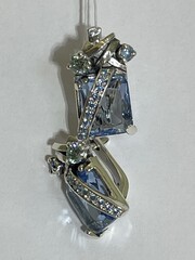 Киото (серьги из серебра)