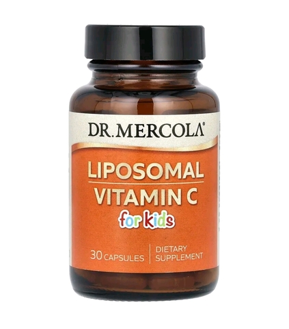 Dr.Mercola, липосомальный витамин C для детей, 30 капсул