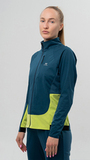 Женский Элитный лыжный костюм Nordski Race Dark Jeans Lime W