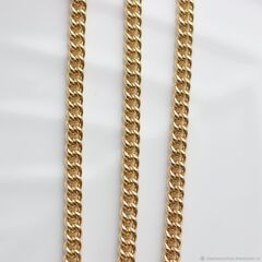 Цепочка, ширина 6 мм, позолота, 56 см, А214-1 ( 56 см)