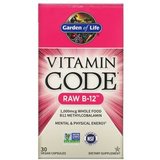 Метилкобаламин Витамин В-12, Vitamin Code RAW-B12, Garden of Life, 30 капсул 1