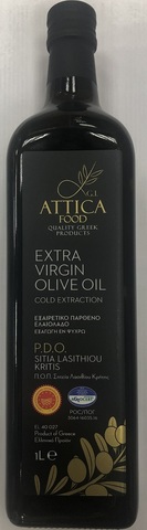 Оливковое масло PDO SITIA Attica Food 1 л