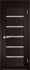 Межкомнатная дверь М-41 / Цвет Венге / Стекло "Сатинато" / Двери Верда