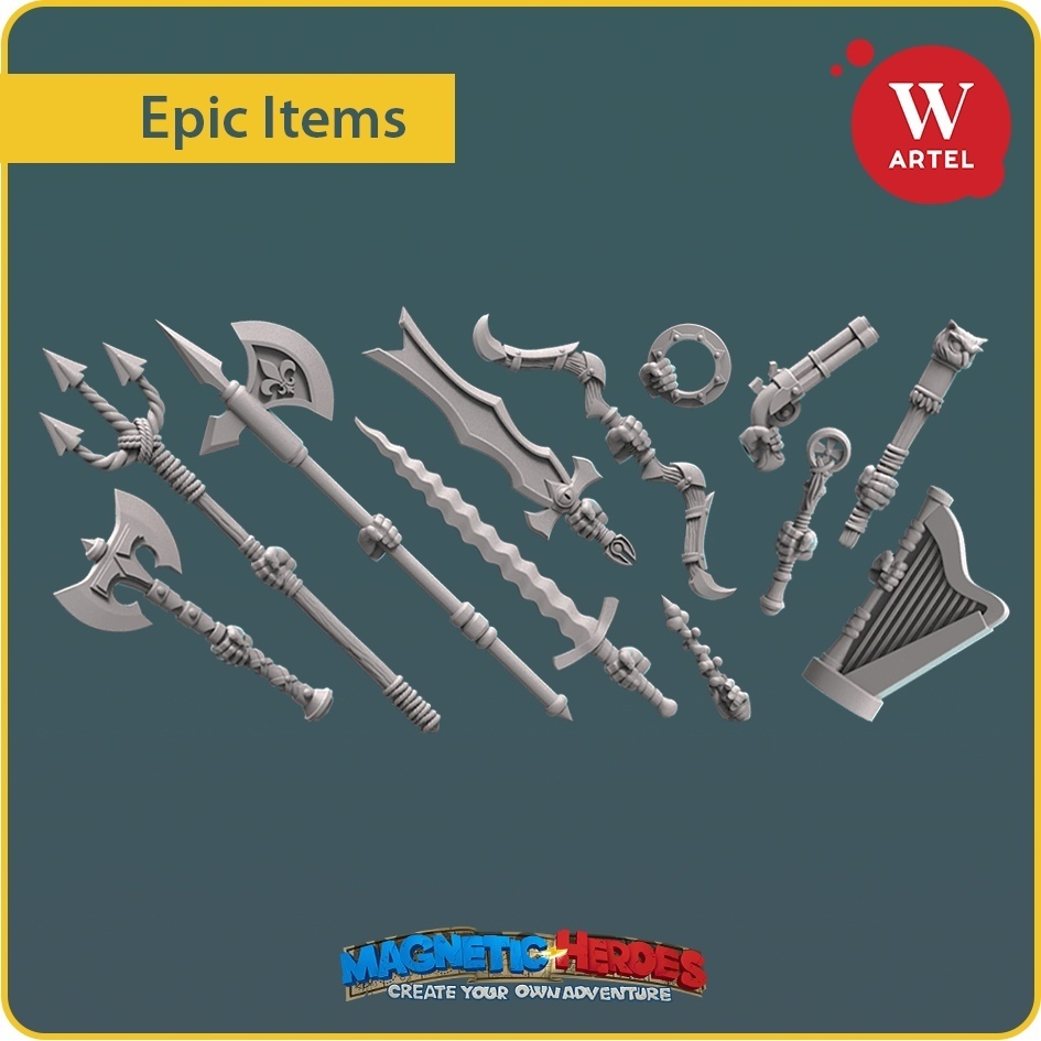 Epic items. Random Epic items.