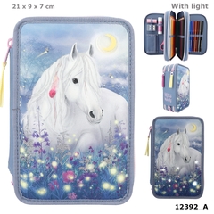 Penal \ Пенал \ Pencil Case  Miss Melody Triple Fireflies LED