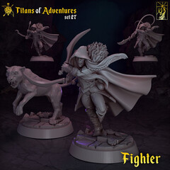 Эльф Полуэльфы Тёмные эльфы Дроу Воин Паладин Варвар Файтер Рыцарь Рейджер Охотник Следопыт 1 шт. миниатюра для dnd, днд, pathfinder, фентези, Настольная игра, НРИ, Варгейм, РПГ